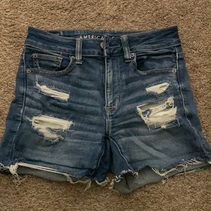 American eagle distressed shorts